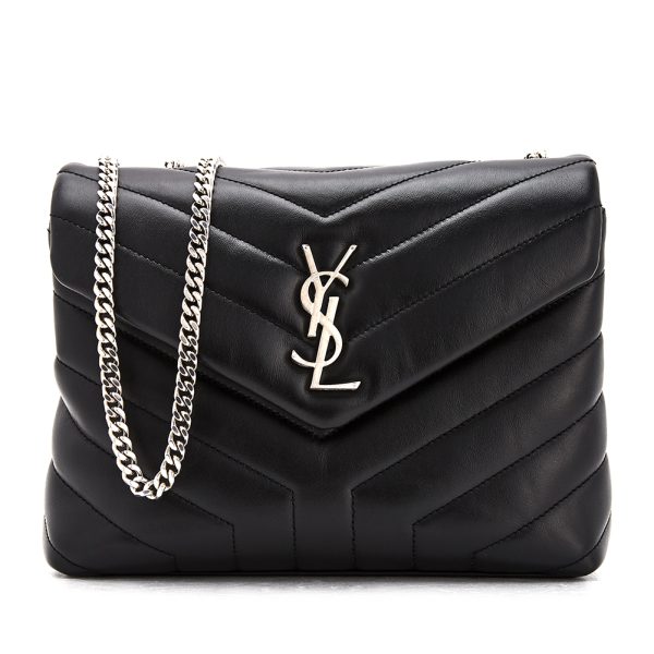 1 Saint Laurent Monogram Matelasse Small Shoulder Bag Black