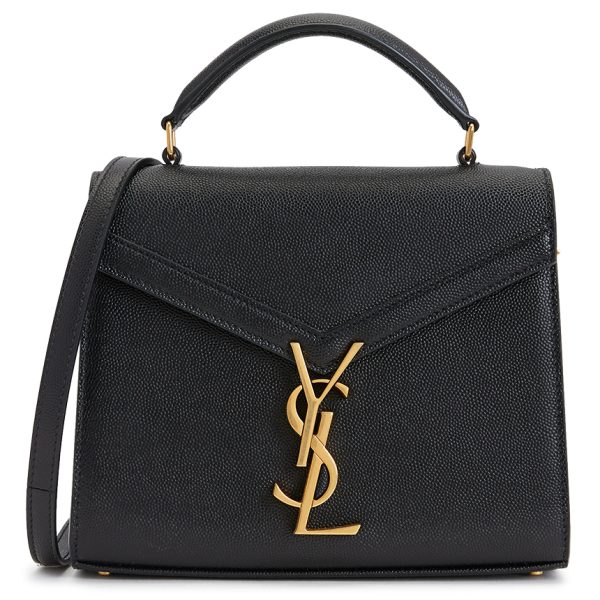 1 Saint Laurent Cassandra Mini Shoulder Bag Black