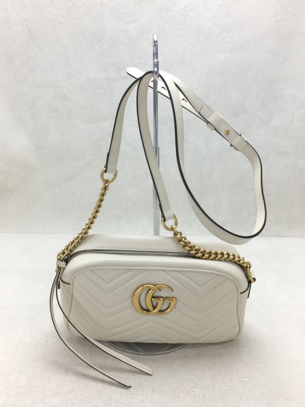 1 Gucci Small Shoulder Bag Handbag Cream