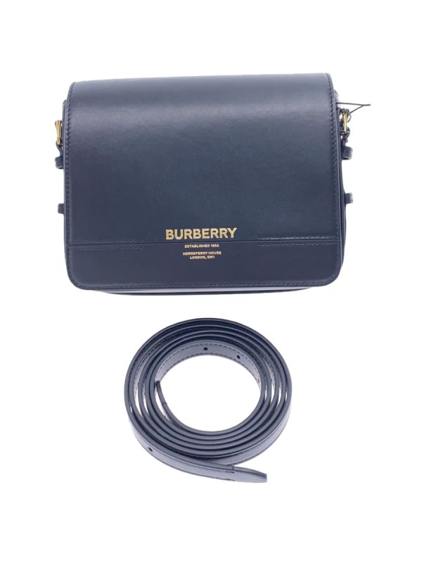 1 Burberry Shoulder Bag Leather Black