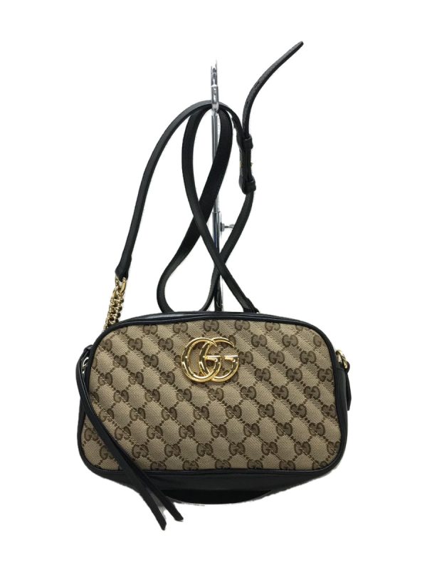 1 Gucci Shoulder Bag Leather Black