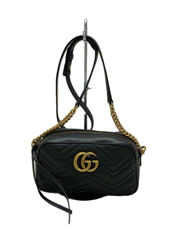 1 Gucci Chain Shoulder Bag GG Marmont Leather