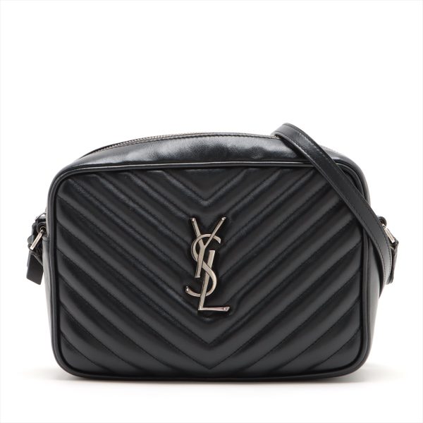 1 Ysl Saint Laurent Leather Lou Camera Shoulder Bag Back