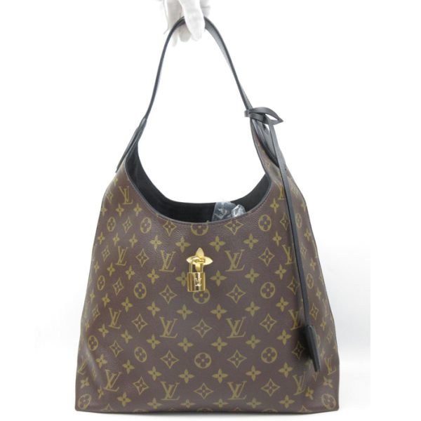 1 Louis Vuitton Monogram Flower Hobo Shoulder Bag Back