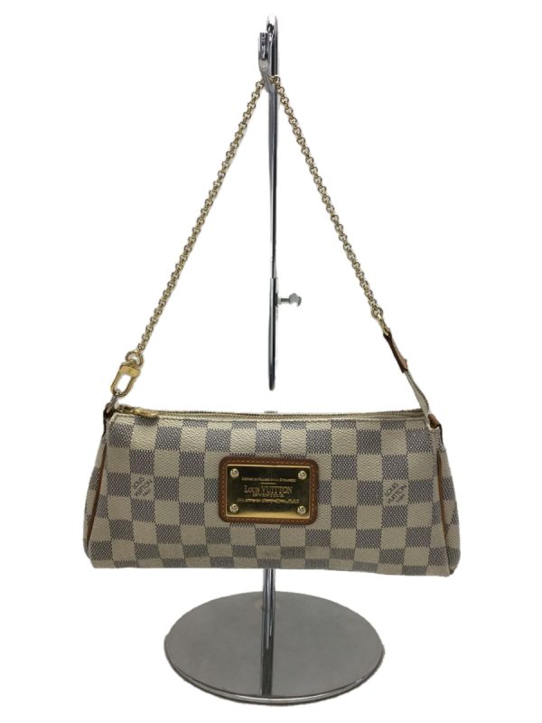 1 Louis Vuitton Shoulder Bag Damier Azur White