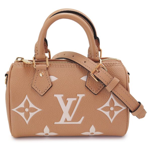 1 Louis Vuitton Mini Bag Shoulder Bag Handbag Monogram Beige