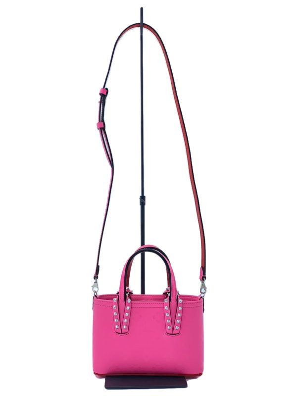 1 Christian Louboutin Shoulder Bag Leather Pink