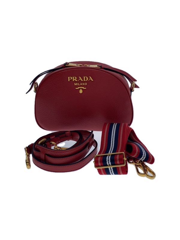 1 Prada Shoulder Bag Replacement Strap Available Leather Red