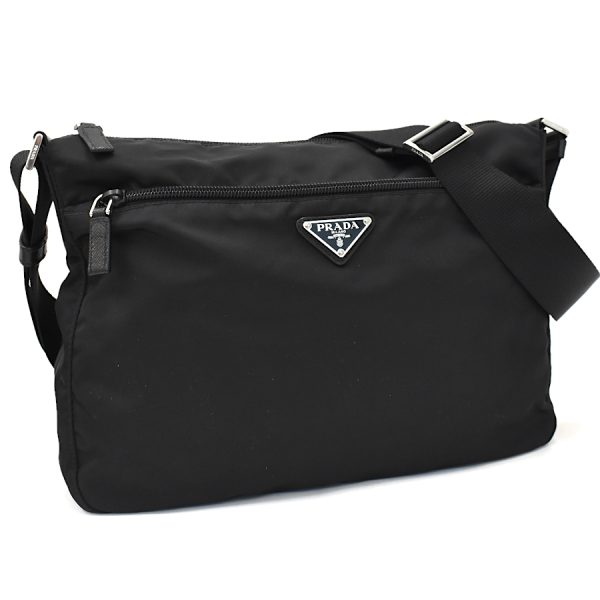 1 Prada Messenger Shoulder Bag Nylon Black