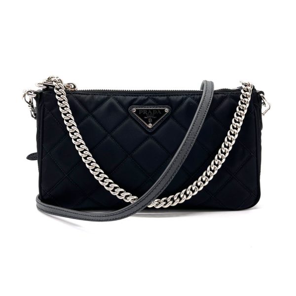 1 Prada Crossbody Shoulder Bag Nylon Black