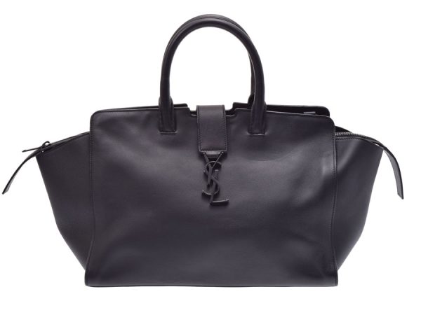 1 Saint Laurent Leather 2way Handbag Black