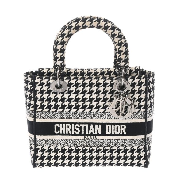 1 Christian Dior Medium Hardware Handbag Black Silver