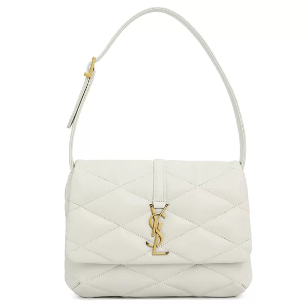 1 Saint Laurent Tote Bag Genuine leather White