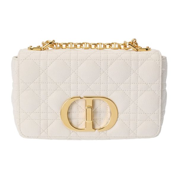 1 Christian Dior Calf Shoulder Bag White