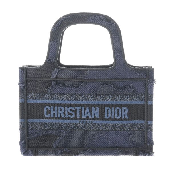 1 Christian Dior Book Tote Mini Handbag Navy