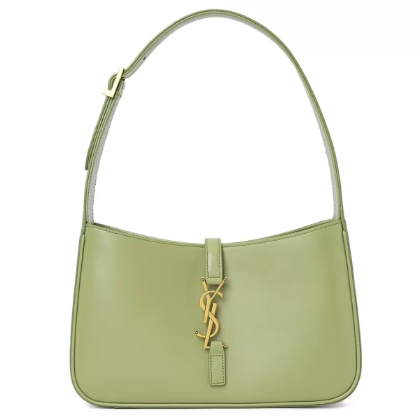 1 Saint Laurent Tote Bag Handle Cowhide Green