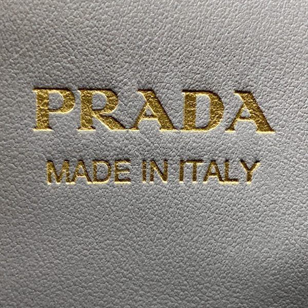 1000057434437 21 Prada Monochrome Small Bag Logo Handbag Saffiano Leather Gray