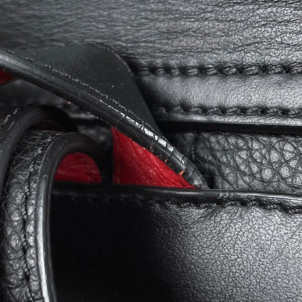 1000060393523 16 Christian Louboutin Explorer Funk Backpack Day Bag Studded Leather Black Red