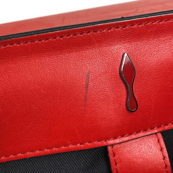 1000060393523 17 Christian Louboutin Explorer Funk Backpack Day Bag Studded Leather Black Red