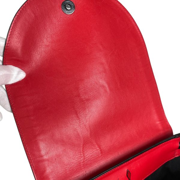 1000060393523 18 Christian Louboutin Explorer Funk Backpack Day Bag Studded Leather Black Red