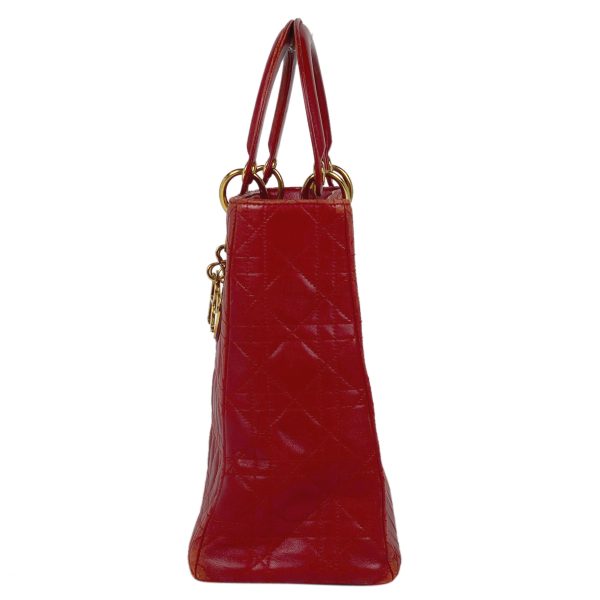 1000061555388 12 Christian Dior Cannage Handbag Leather Red