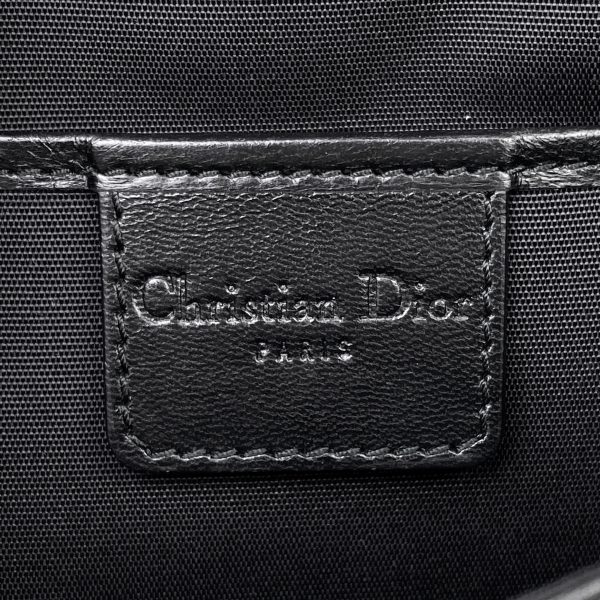 1000063272740 20 Christian Dior Shoulder Bag Cannage Chain Clutch Bag Leather Black