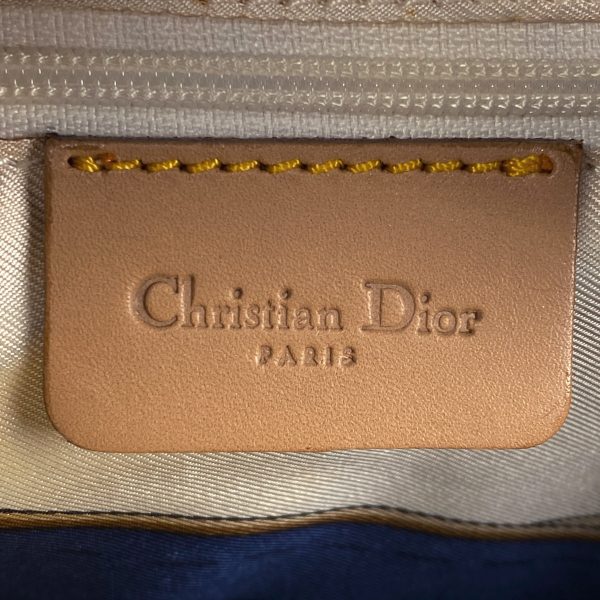 1000065323358 22 Christian Dior Saddle Bag Handbag Shoulder Denim Blue Beige