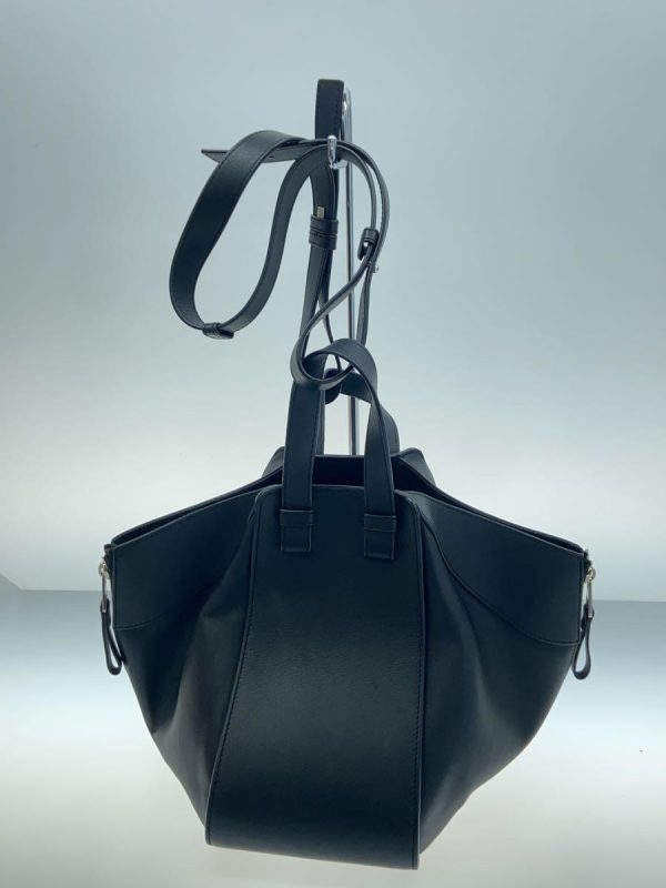 2 Loewe Shoulder Bag Leather Hammock Calf Black