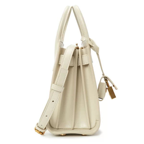 2 Saint Laurent Tote Bag Shoulder Bag Ivory