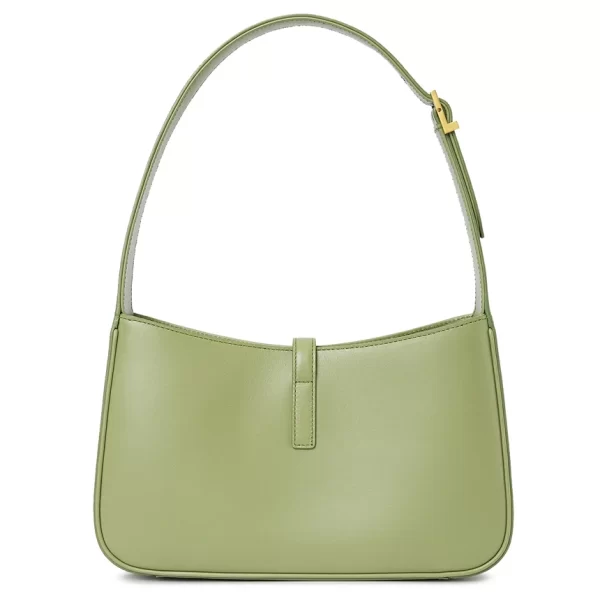 2 Saint Laurent Tote Bag Handle Cowhide Green