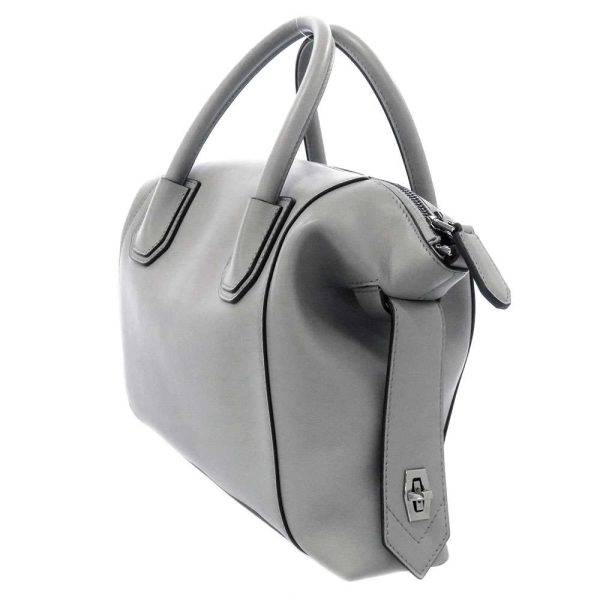 2 Givenchy Handbag Shoulder Bag Leather Gray