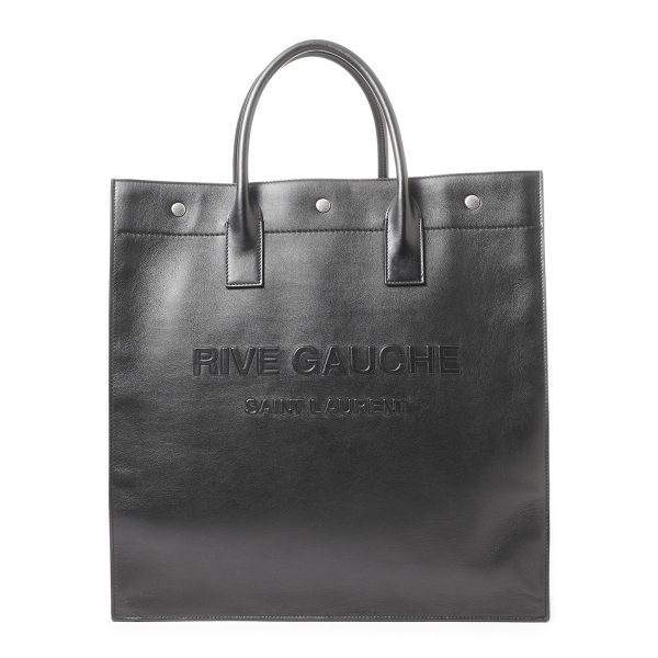 2 Saint Laurent Tote Bag Rive Gauche Black