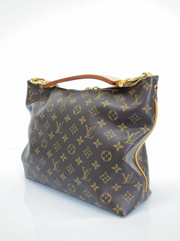 2 Louis Vuitton Sully PM Monogram Canvas Brown