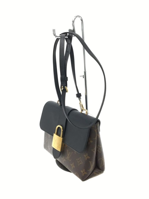 2 Louis Vuitton Locky BB Monogram Shoulder Bag Leather Brown