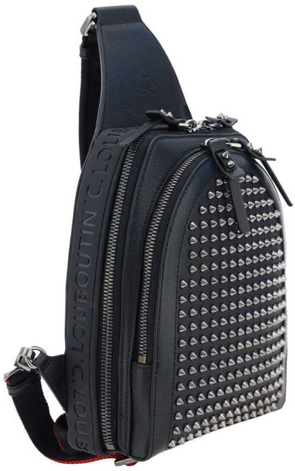 2 Christian Louboutin Handbag Backpack Black