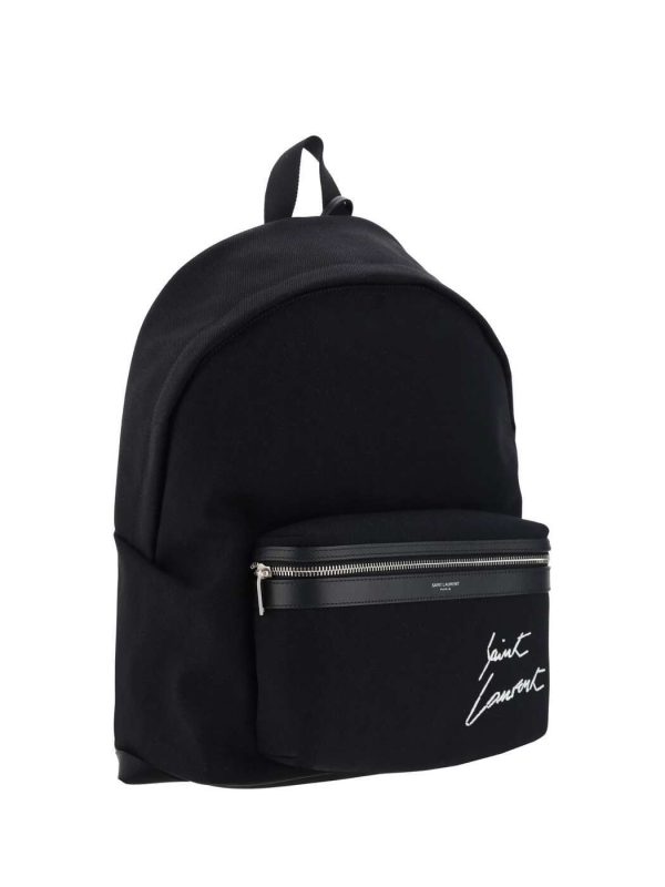 2 Saint Laurent Shoulder Bag Backpack Black