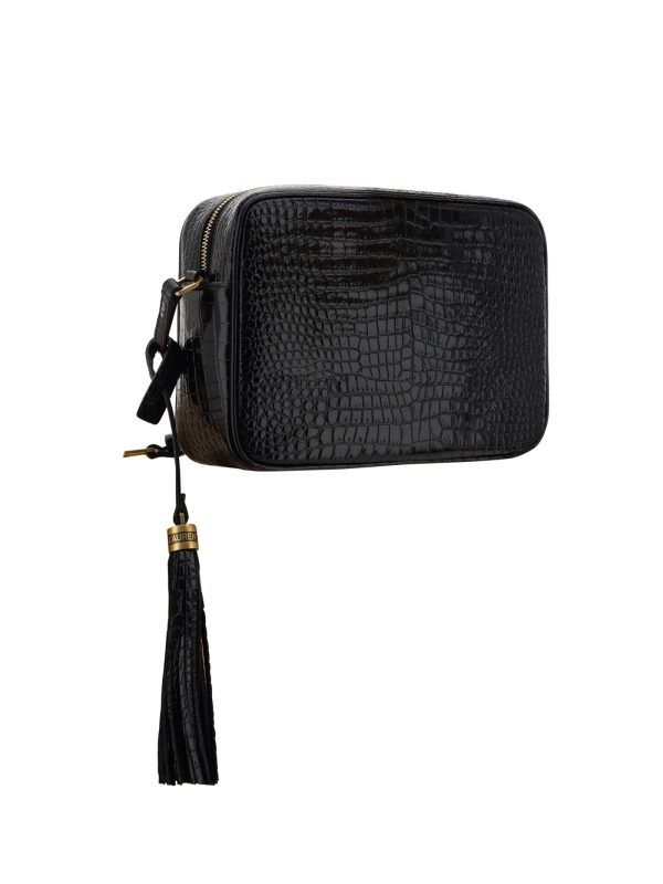 2 Saint Laurent Monogram Shoulder Bag Nero Bag Black