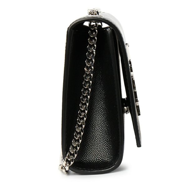 2 Saint Laurent Small Chain Shoulder Bag Cross Bag Black