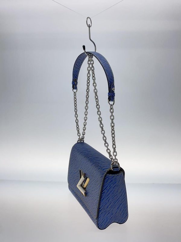 2 Louis Vuitton Twist MM Epi Leather Blue