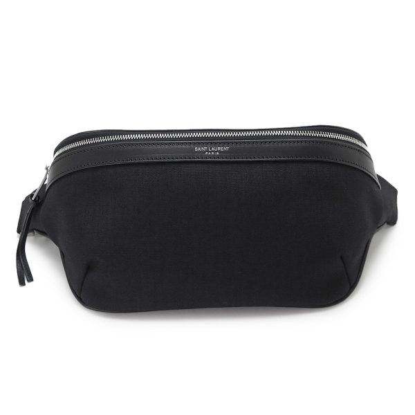 2 Saint Laurent Belt Bag Body Bag Waist Pouch Black