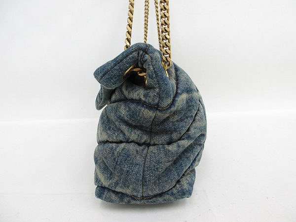 2 Yves Saint Laurent Chain Shoulder Bag Brand Bag Denim