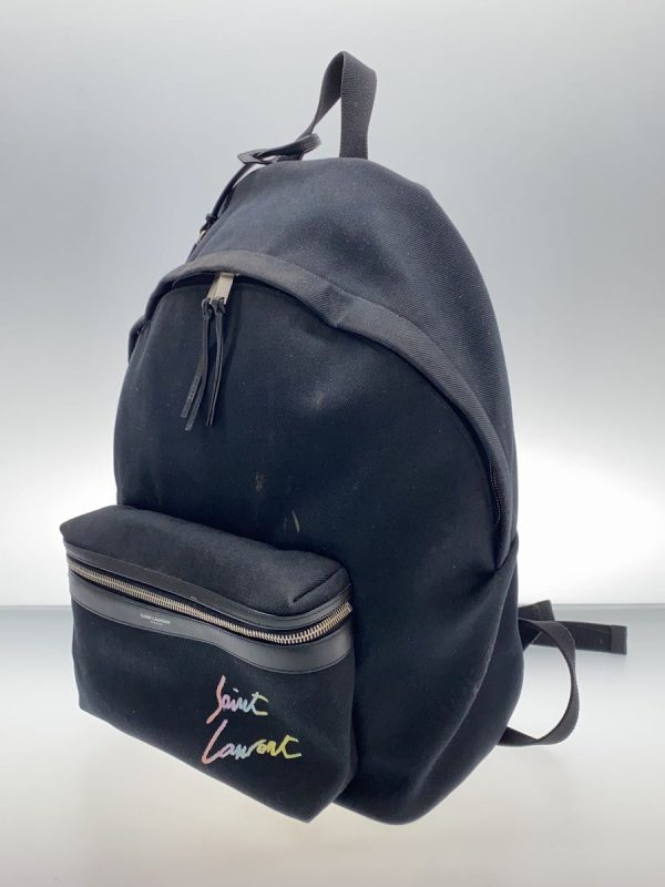 2 Saint Laurent Backpack Rucksack Black