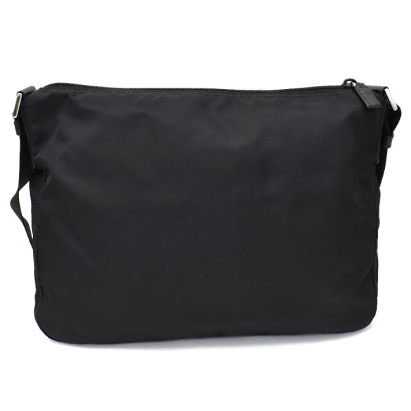 2 Prada Messenger Shoulder Bag Nylon Black