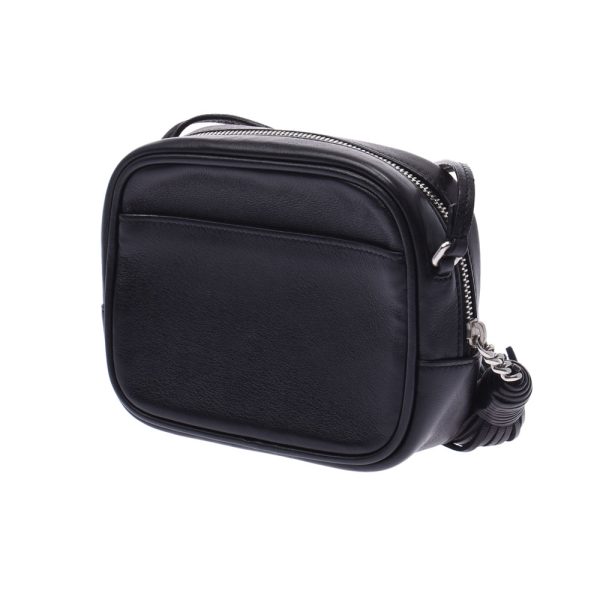 2 Yves Saint Laurent Mini Black Silver Hardware Calf Shoulder Bag