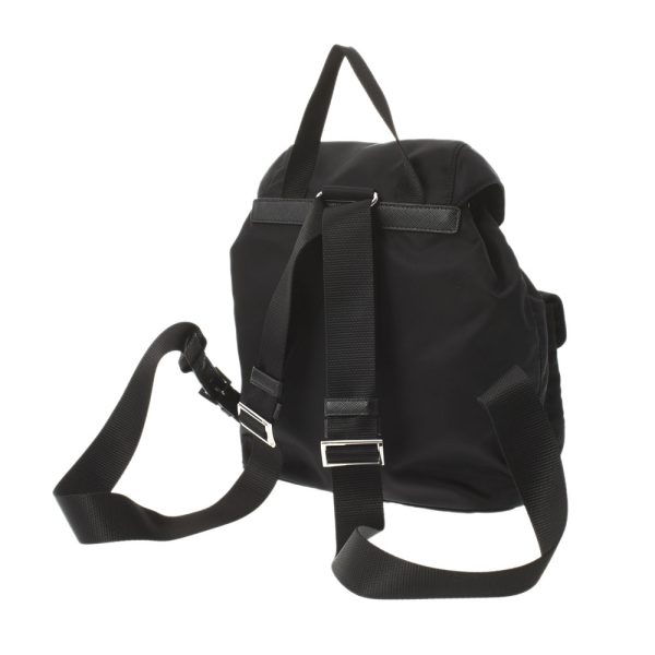 2 Prada Backpack Black Renylon Rucksack Daypack