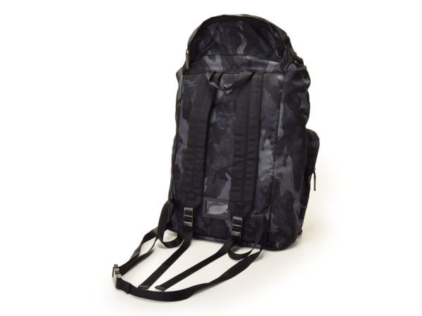 2 Prada Backpack Camouflage Pattern Gray Nylon