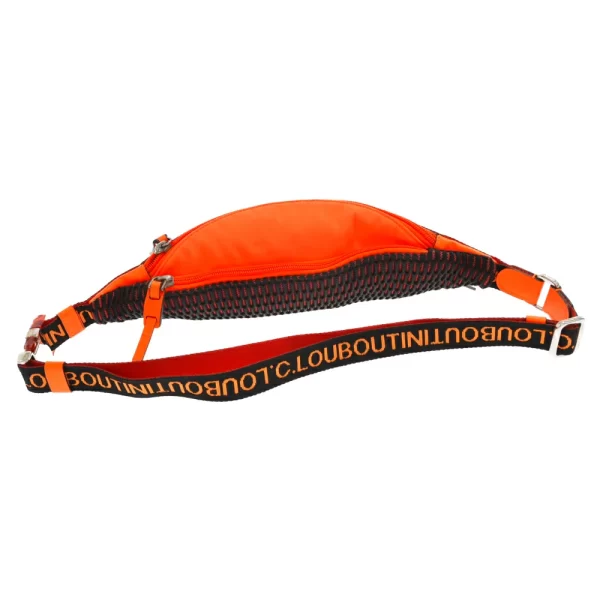 2 Christian Louboutin Waist Bag Crossbody Bag Orange