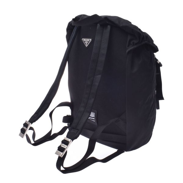 2 Prada Nylon Rucksack Daypack Black