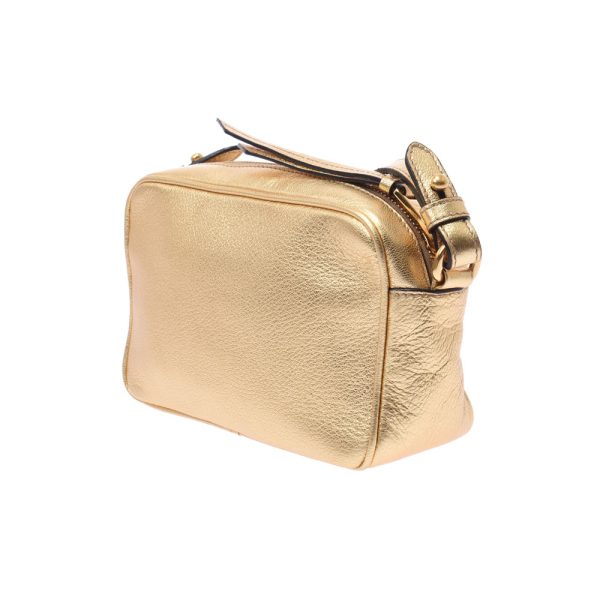 2 Prada Mini Bag Calf Shoulder Bag Gold