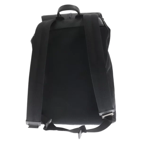 2 Dior Leather Backpack Rucksack Black